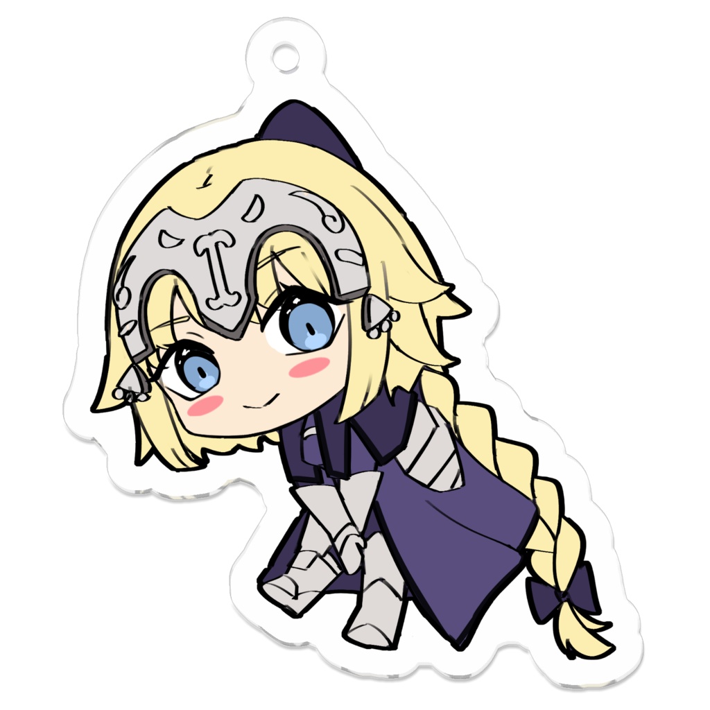 ジャンヌ・ダルク アクリルキーホルダー 50 x 50mm