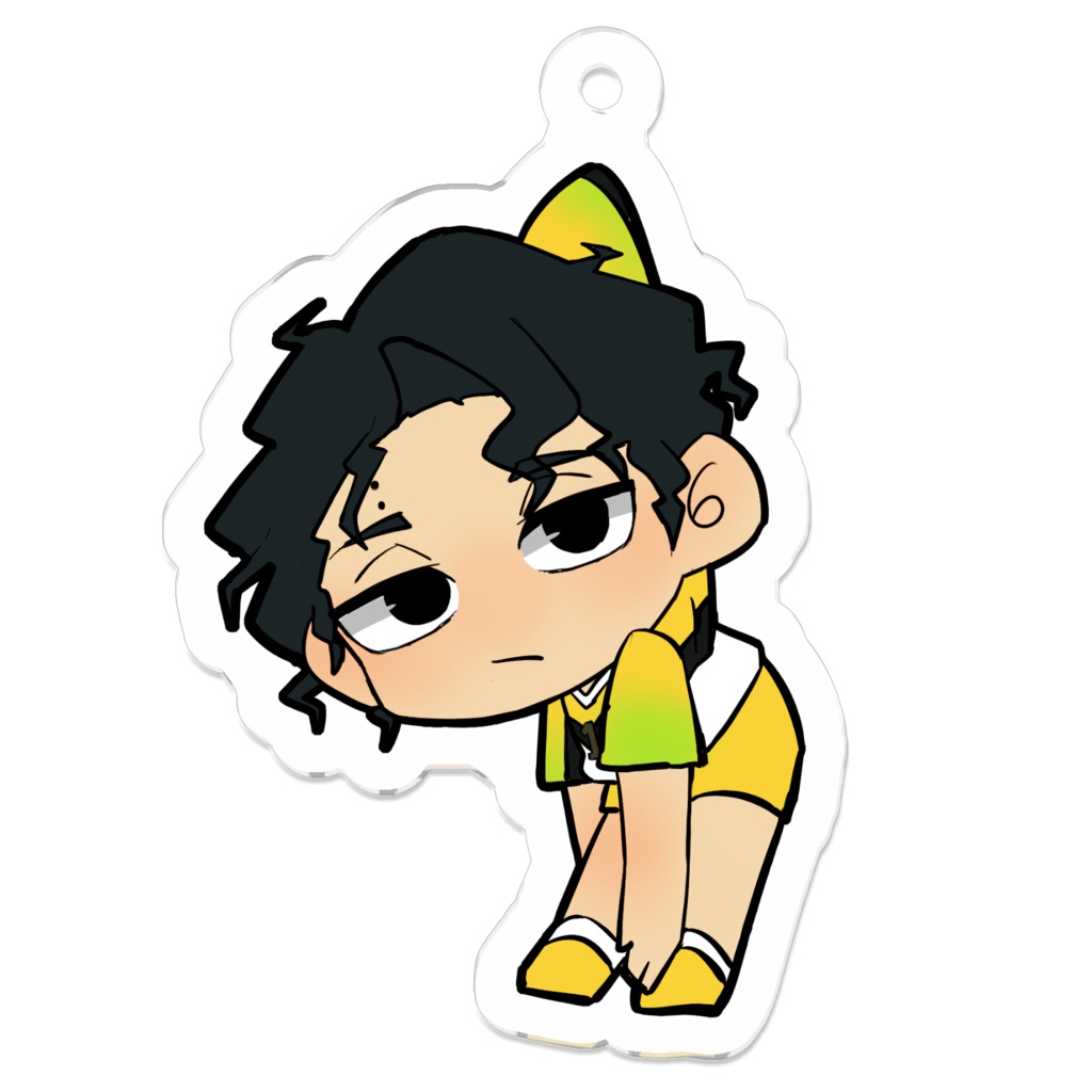 佐久早 聖臣 アクリルキーホルダー 50 X 50mm Lemontea Project Booth