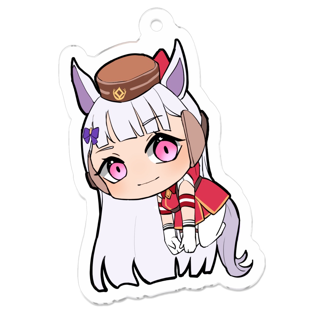 ゴールドシップ アクリルキーホルダー 50 x 50mm