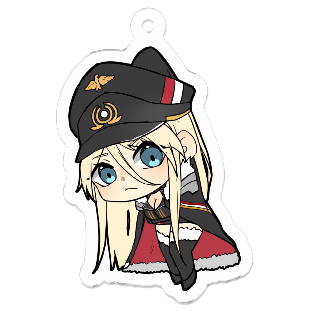 ビスマルク アクリルキーホルダー 50 x 50mm