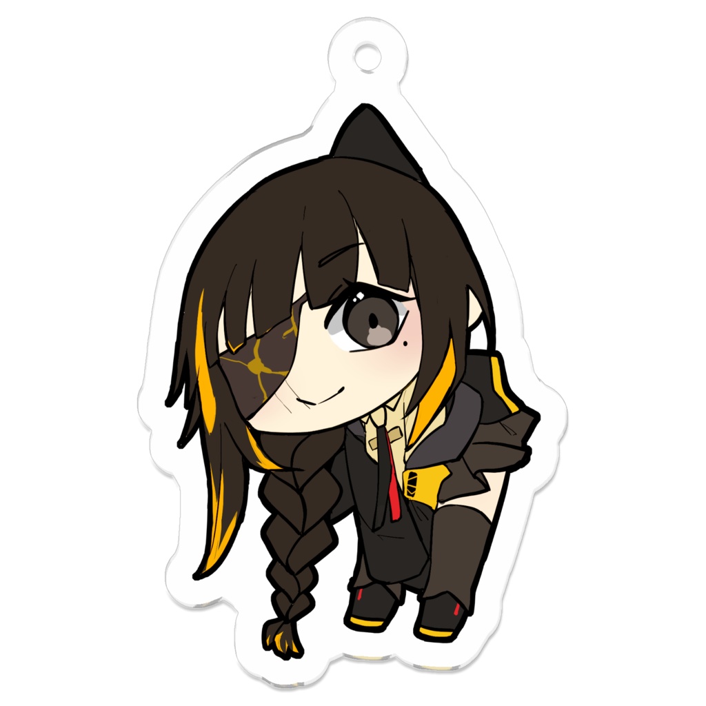 M16A1 クリルキーホルダー 50 x 50mm