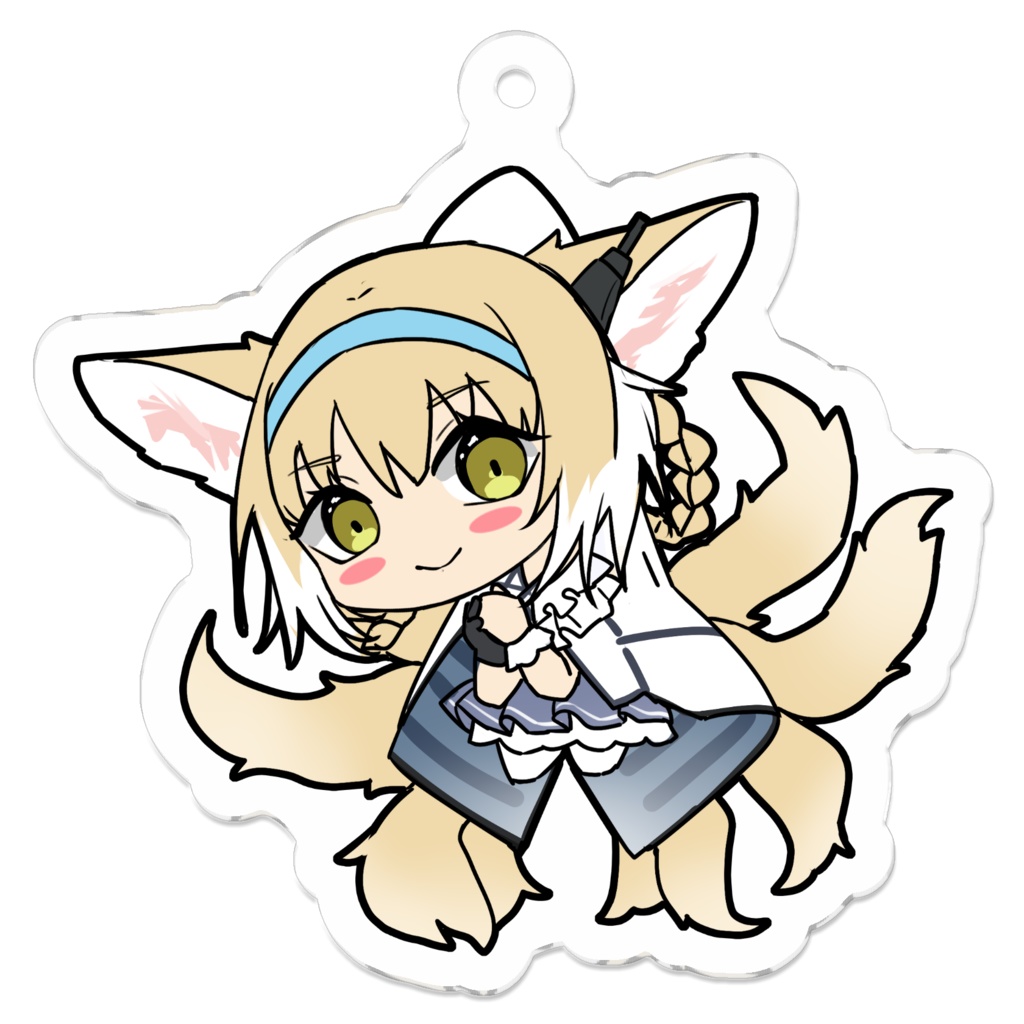 スズラン アクリルキーホルダー 50 x 50mm