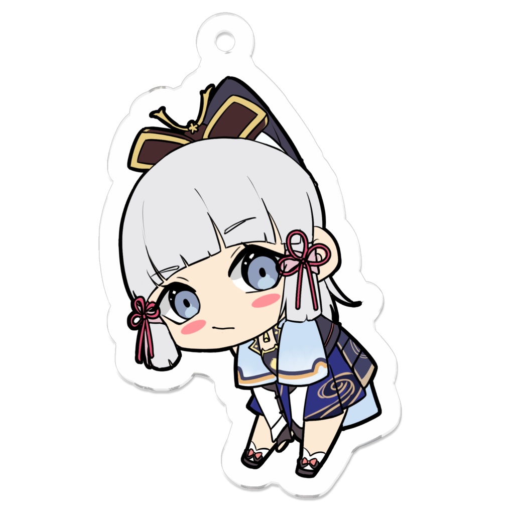 神里綾華 アクリルキーホルダー 50 x 50mm