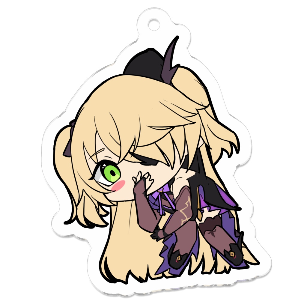 フィッシュル アクリルキーホルダー 50 x 50mm