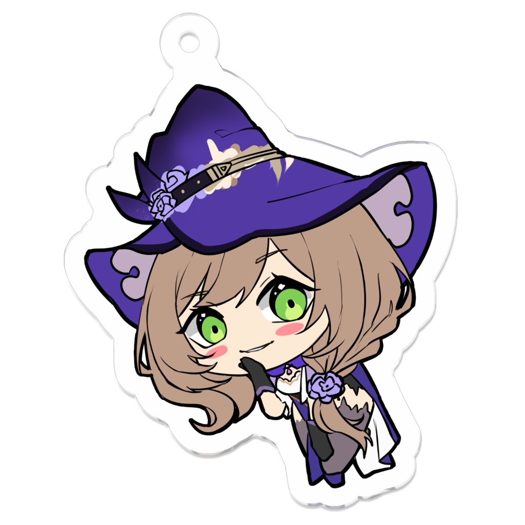 リサ アクリルキーホルダー 50 x 50mm