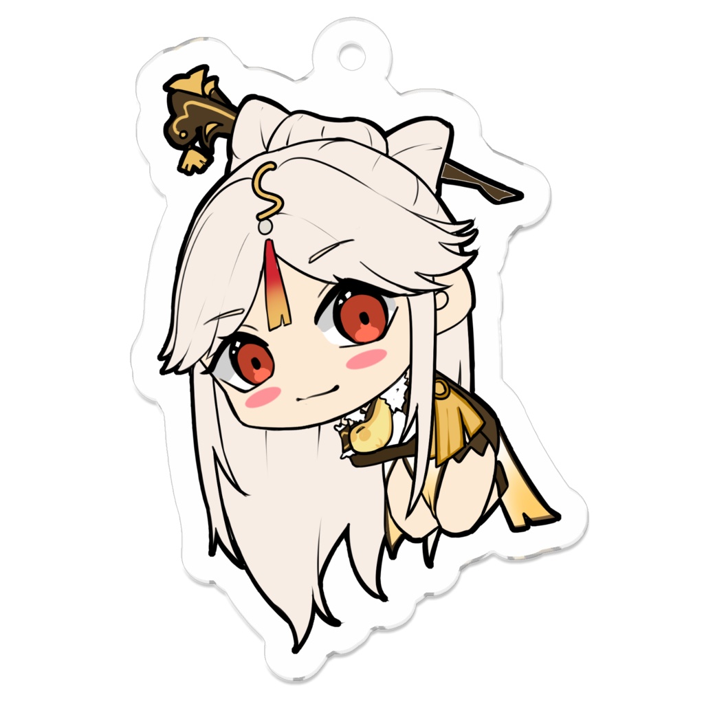 凝光 アクリルキーホルダー 50 x 50mm