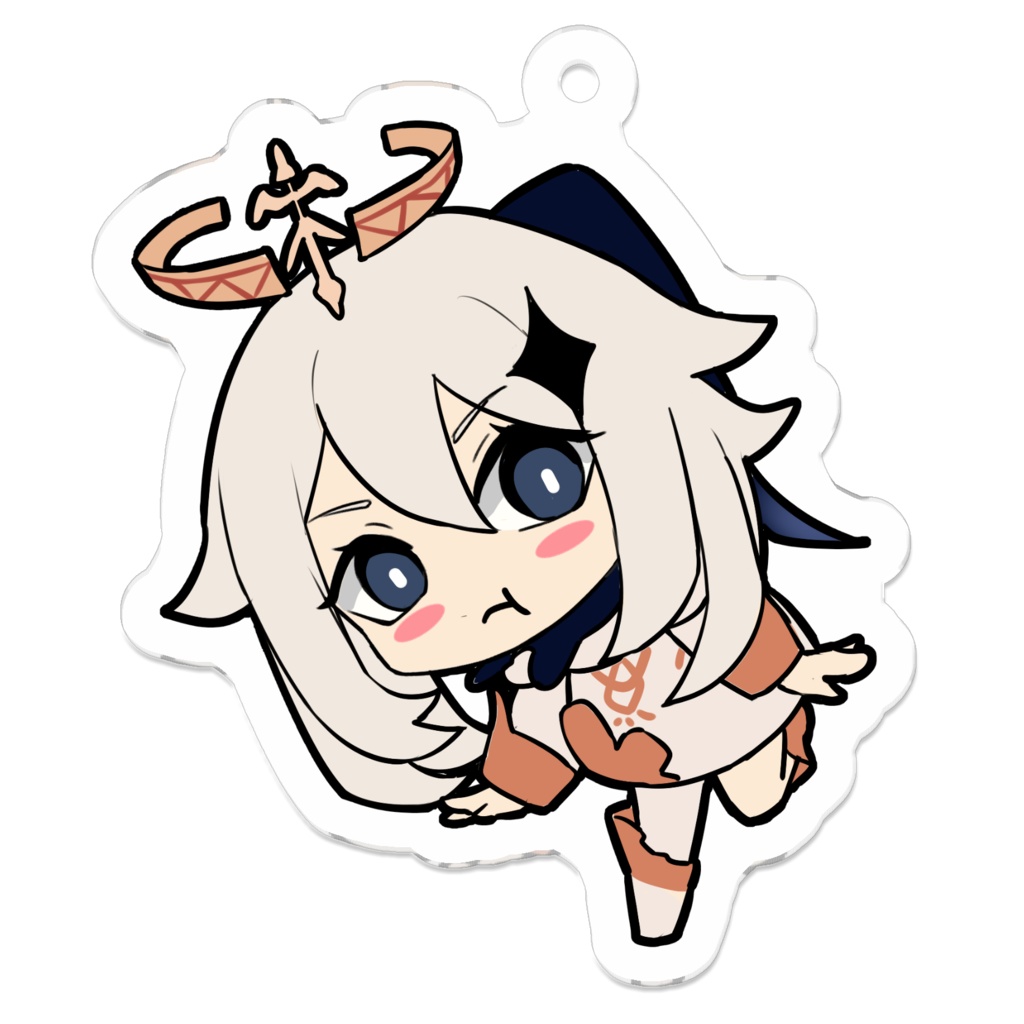 パイモン アクリルキーホルダー 50 x 50mm