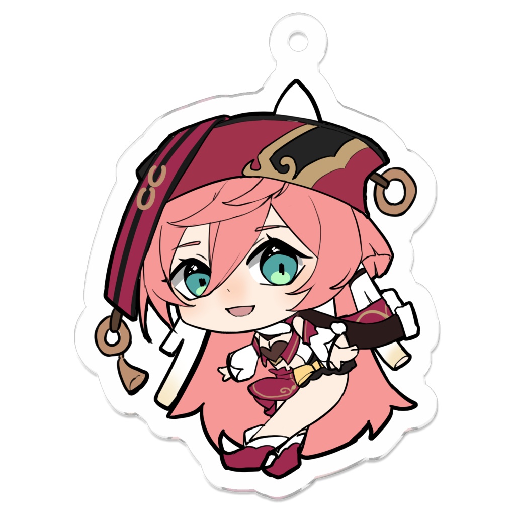 煙緋 アクリルキーホルダー 50 x 50mm