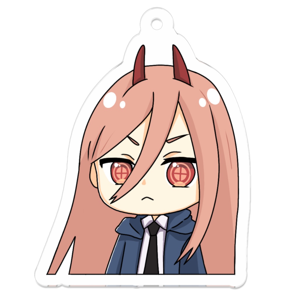 パワー アクリルキーホルダー 50 x 50mm