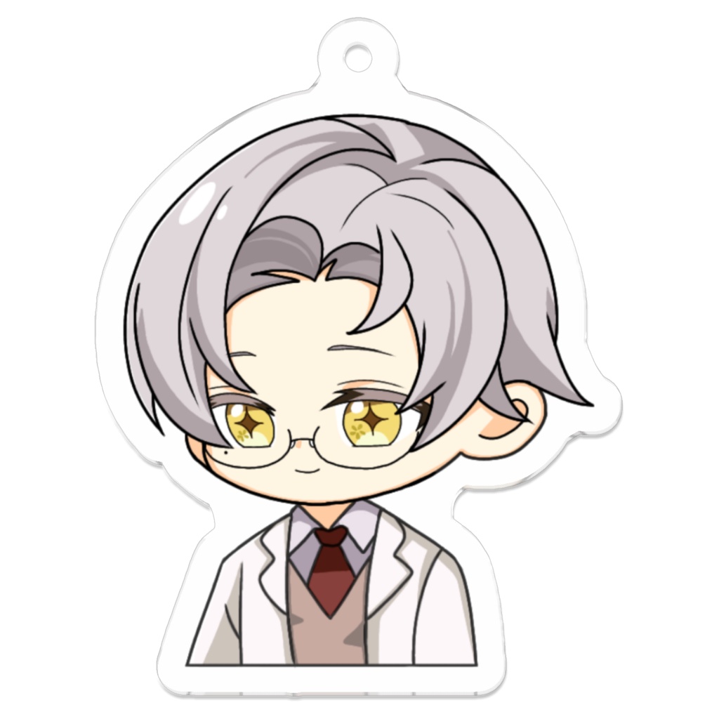 森月黎 アクリルキーホルダー 50 x 50mm