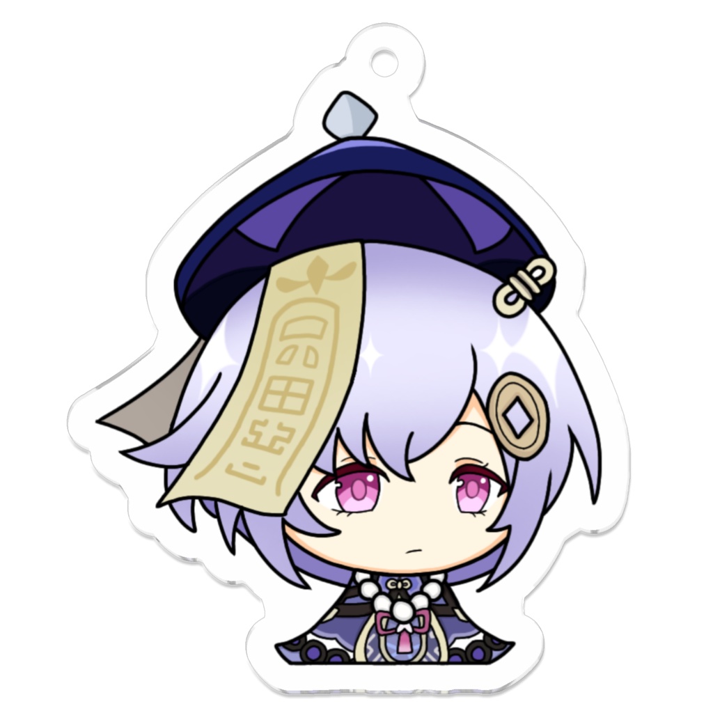 七七 アクリルキーホルダー 50 x 50mm