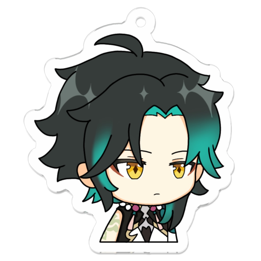 魈 アクリルキーホルダー 50 x 50mm