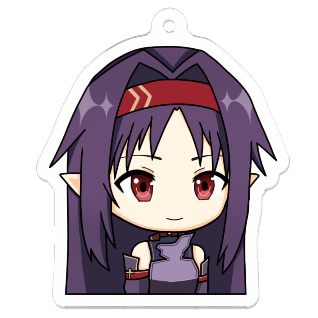 紺野木綿季 アクリルキーホルダー 50 x 50mm