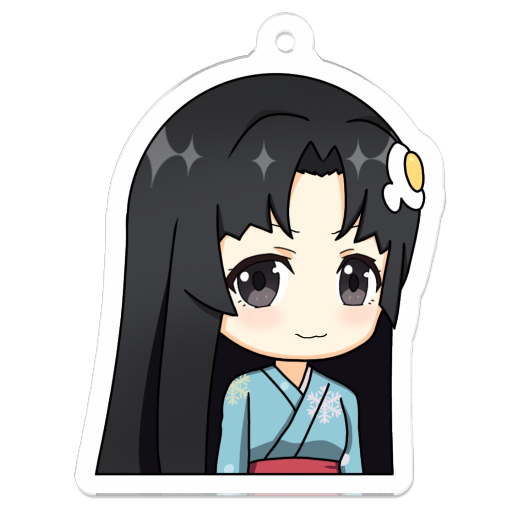 阿良々木 月火 アクリルキーホルダー 50 x 50mm