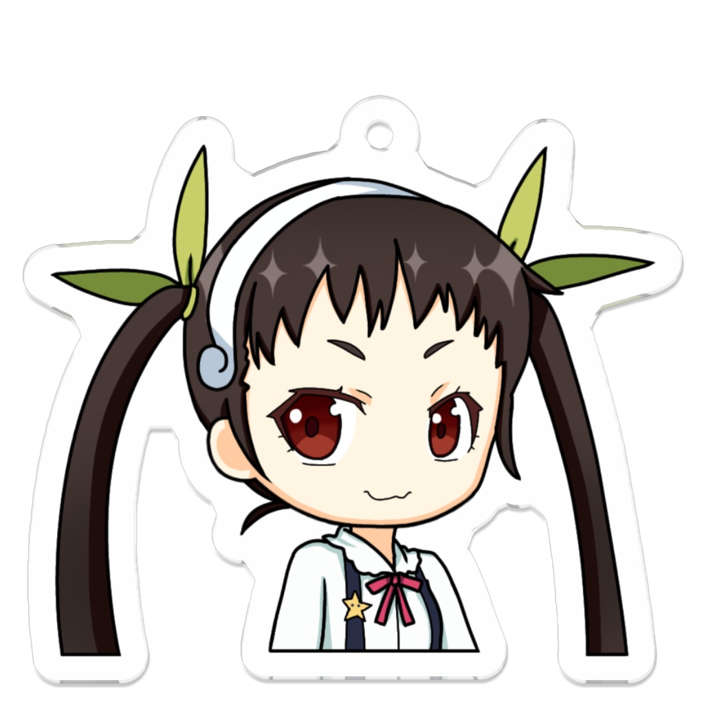 八九寺 真宵 アクリルキーホルダー 50 x 50mm - Lemontea Project - BOOTH