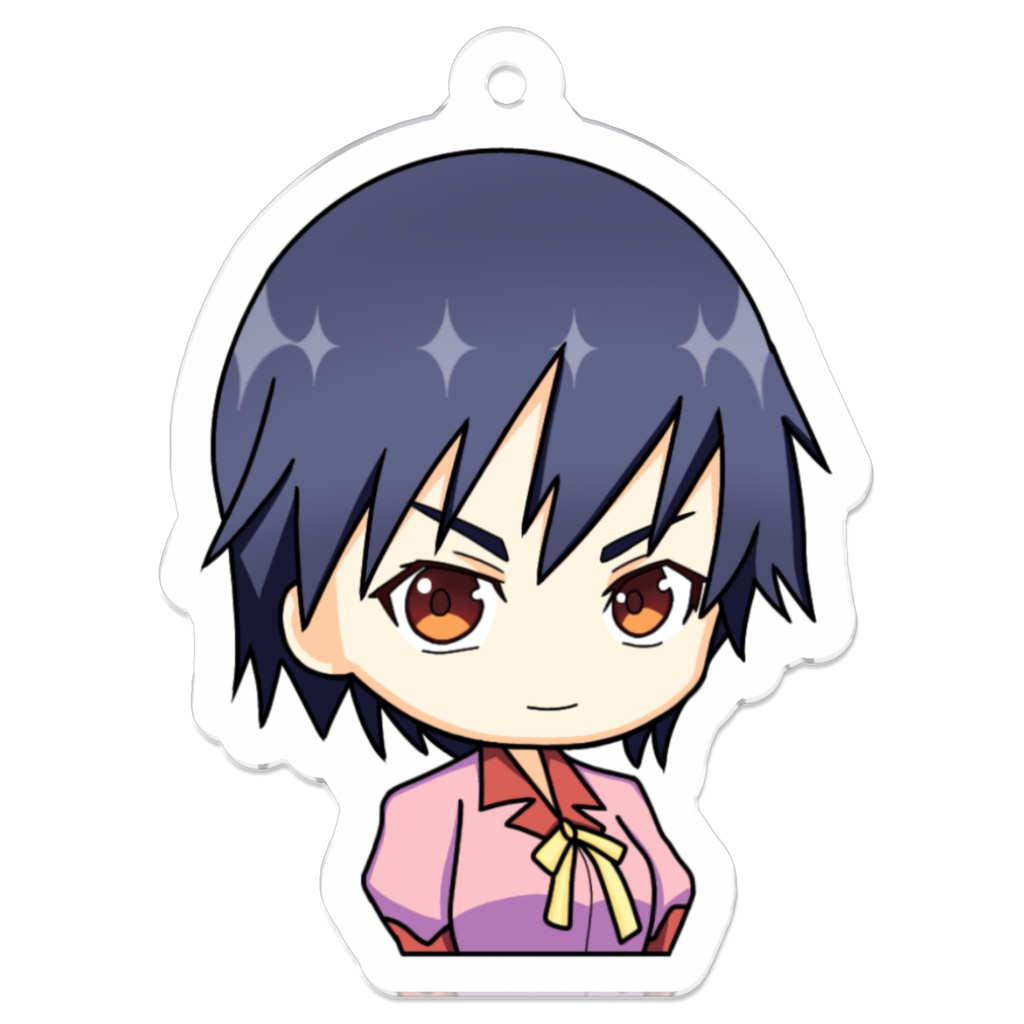 神原 駿河 アクリルキーホルダー 50 x 50mm