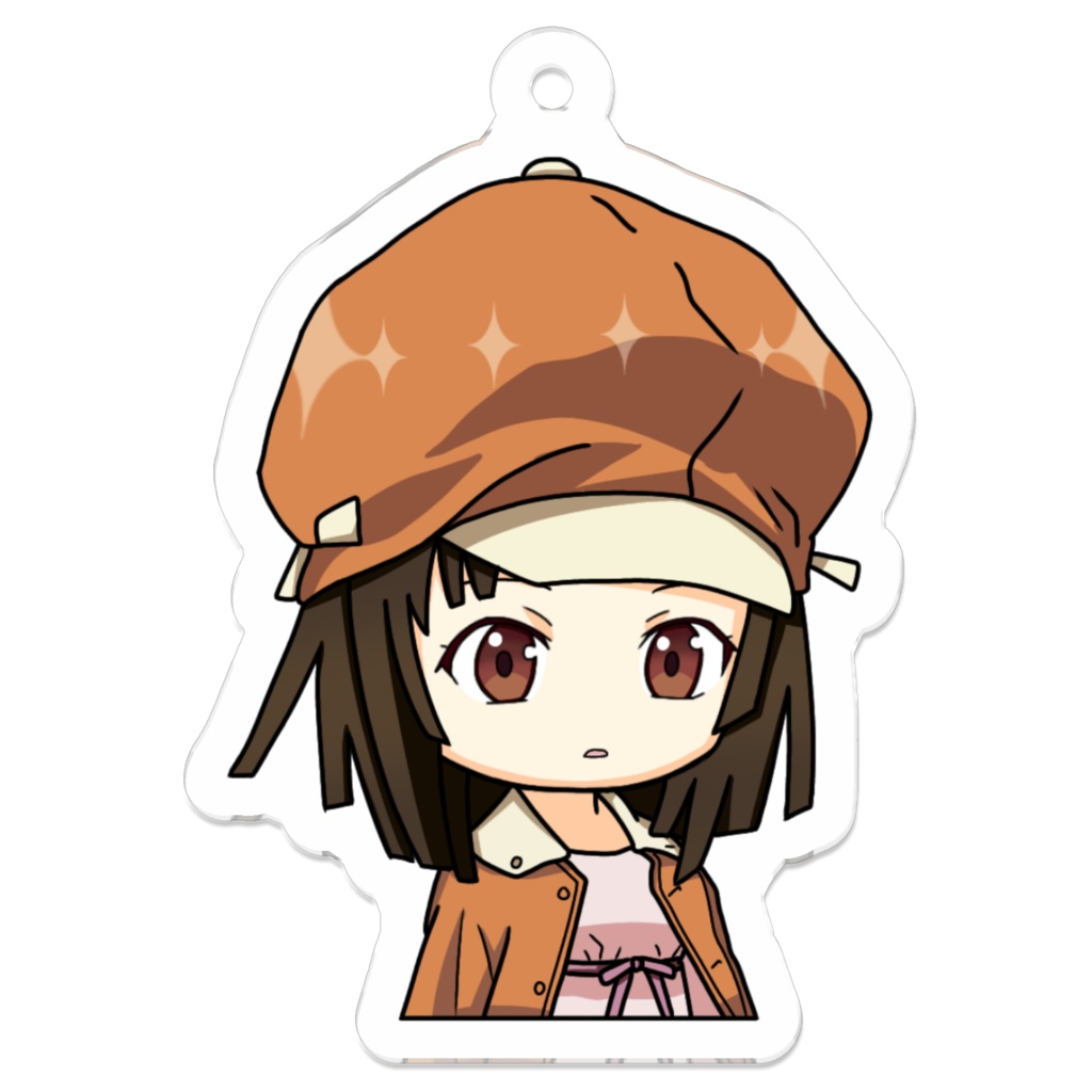 千石 撫子 アクリルキーホルダー 50 x 50mm - Lemontea Project - BOOTH