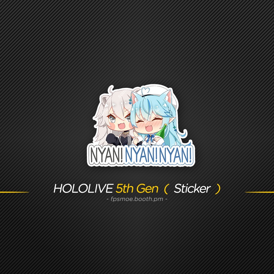 ホロライブ 第5世代 ステッカー
