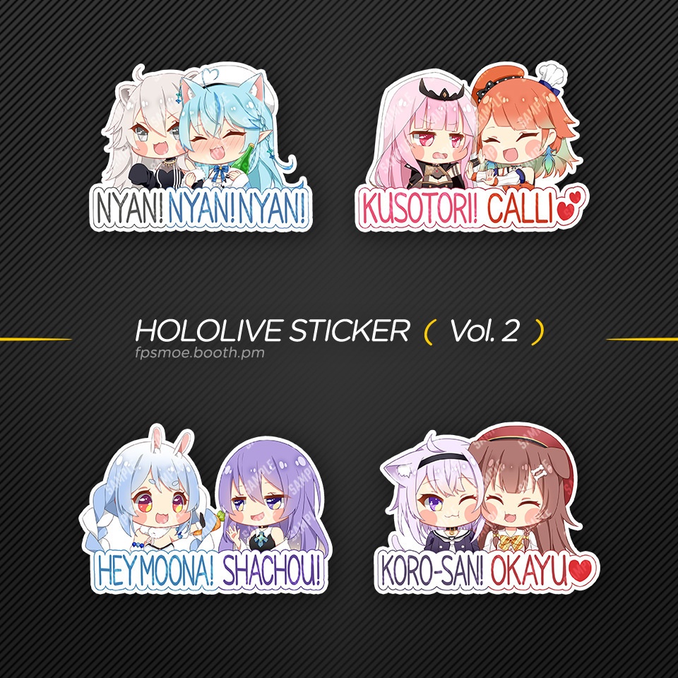 ホロライブステッカー Vol.2