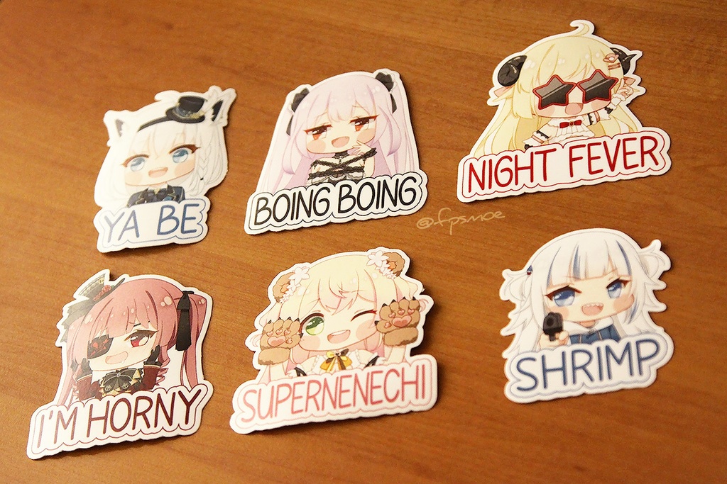 ホロライブステッカー Vol.2