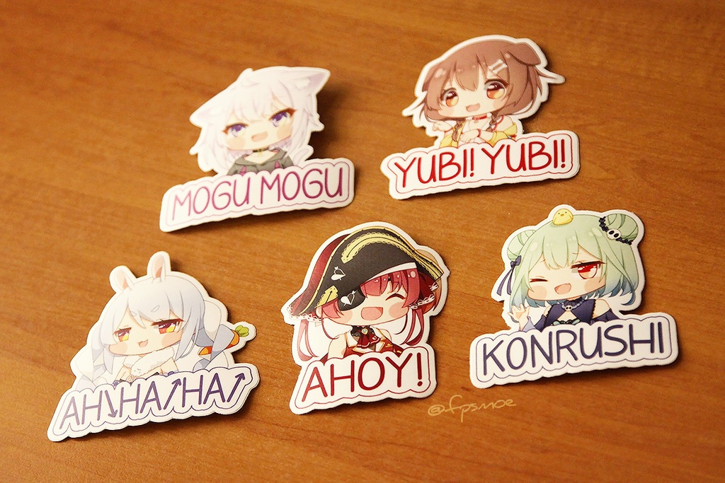 ホロライブ第2世代ステッカー