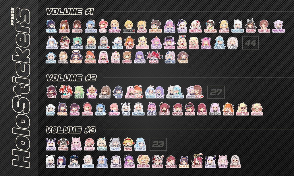 Hololive EN Council ステッカー