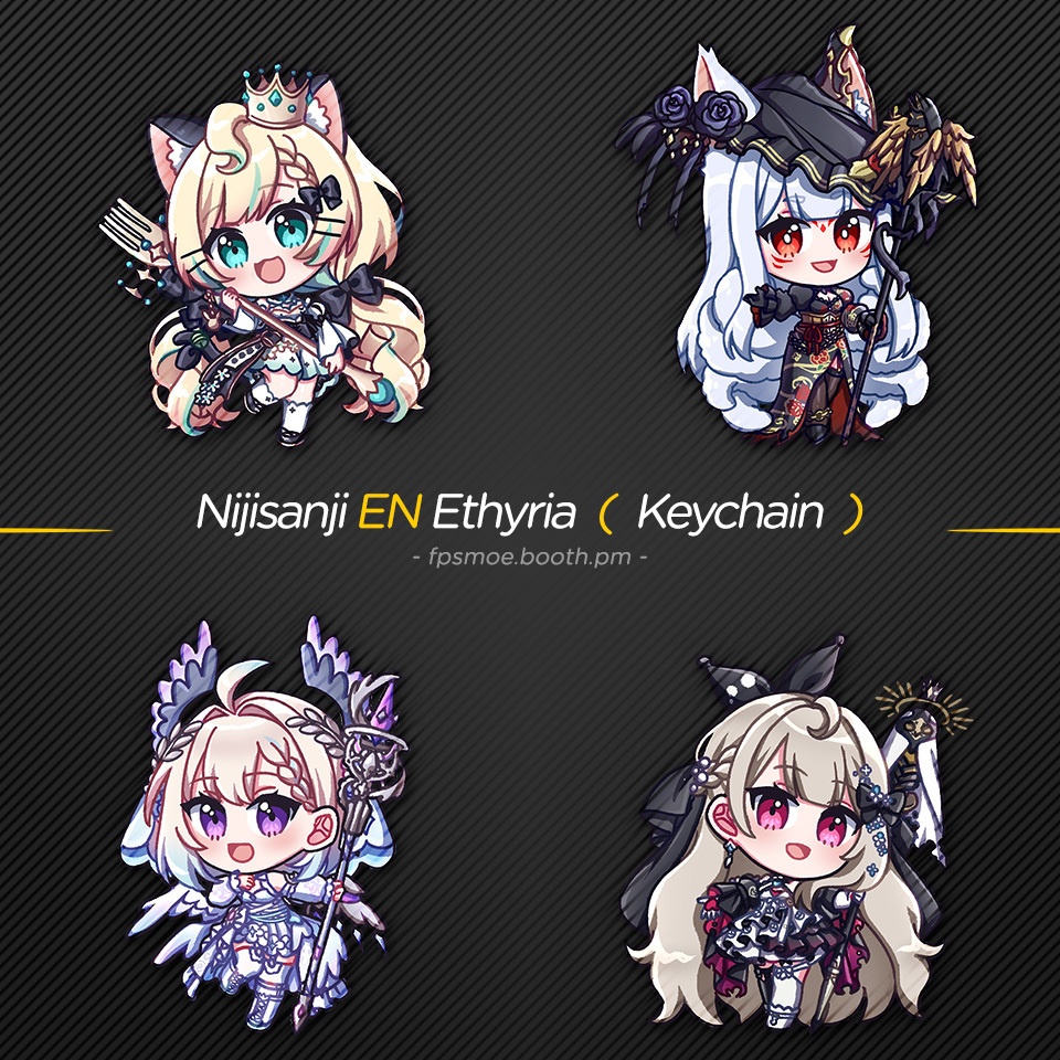 Nijisanji EN Ethyria 新しい衣装 キーホルダー