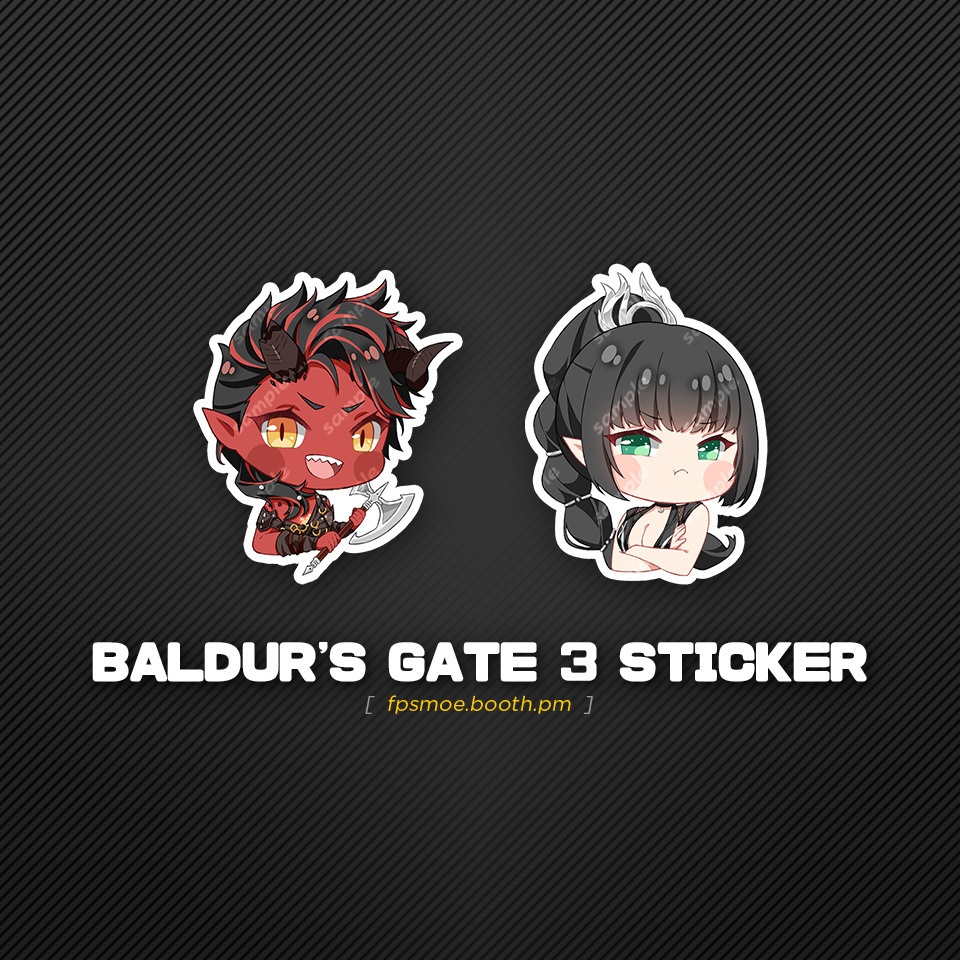 Baldur's Gate 3 Stickers