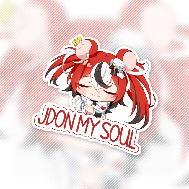 JDON MY SOUL Sticker