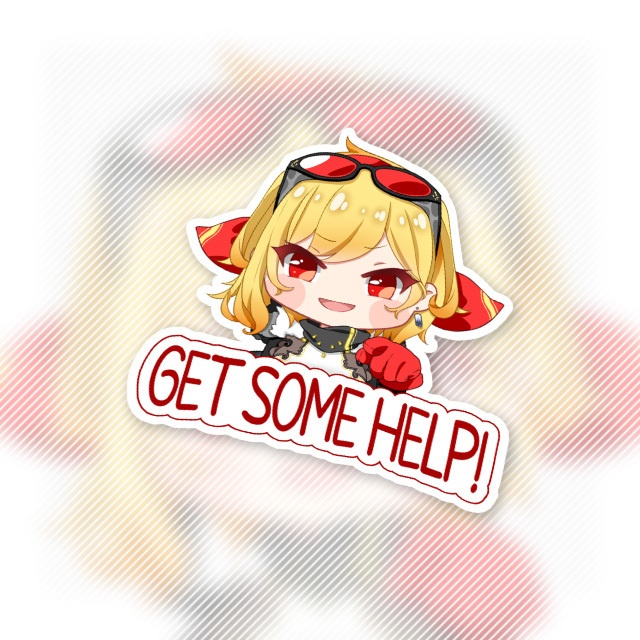 Get Some Help Sticker
