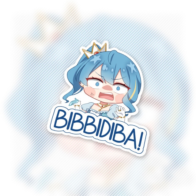 ビビデバ ステッカー
