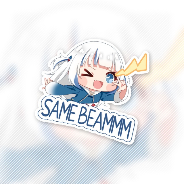 Same Beammm ステッカー