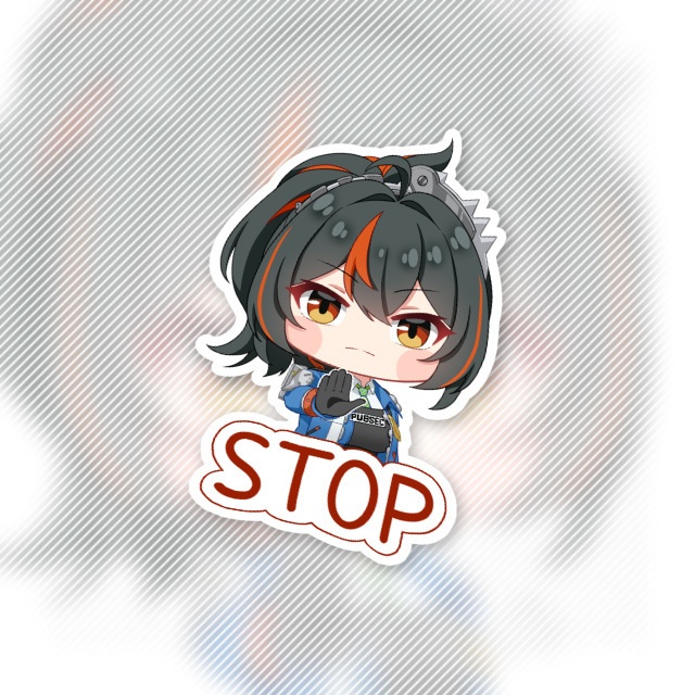 朱鳶 ステッカー