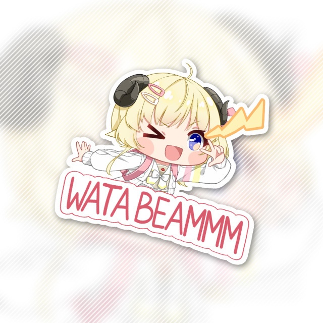 Wata Beammm ステッカー