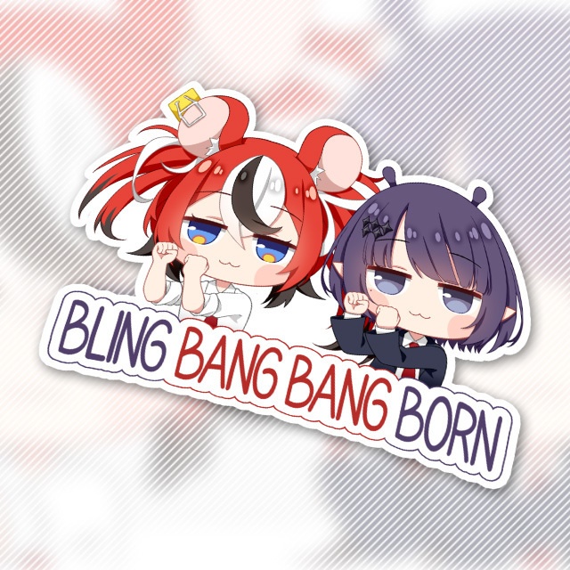 Bling Bang Bang Born Sticker