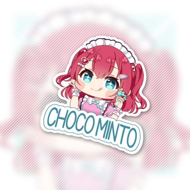 Choco Minto Sticker