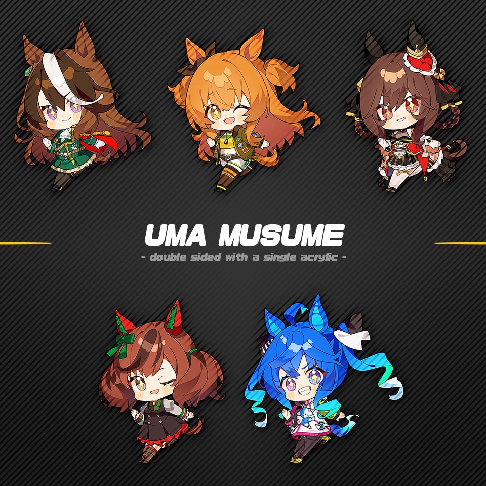 ウマ娘キーホルダー