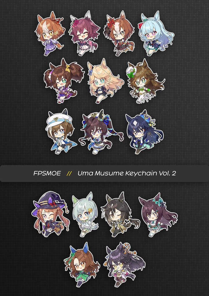 ウマ娘 キーホルダー Vol. 2