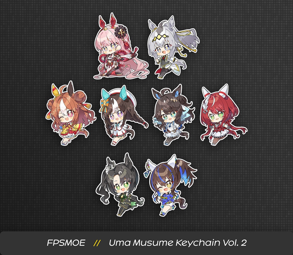 ウマ娘 キーホルダー Vol. 2