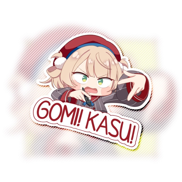 Gomi Kasu Sticker
