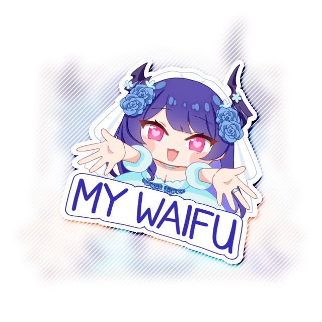 My Waifu Sticker