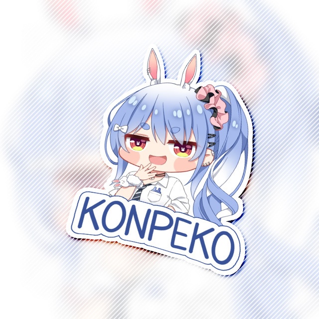 Konpeko Sticker