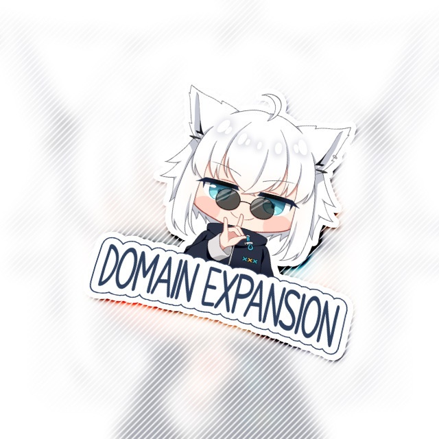 Domain Expansion Sticker