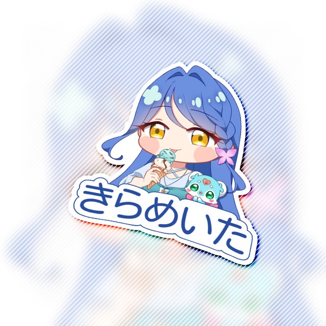 帆羽くれあステッカー