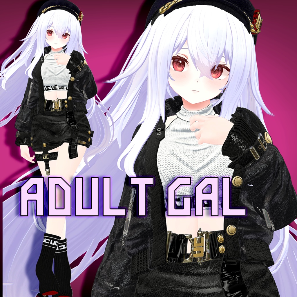 ♡ADULT GAL for INABA♡（ファー＆レザージャケットセット） - UNDER