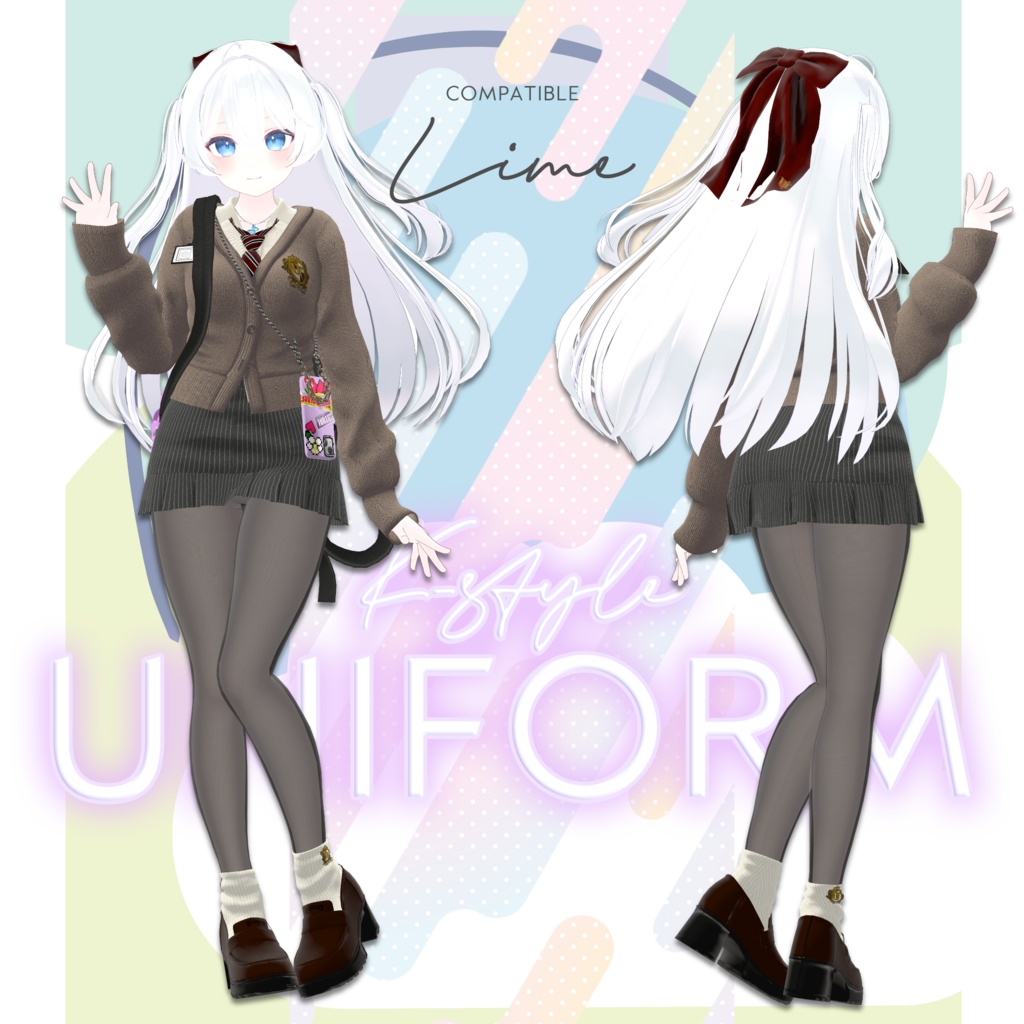 🦋K-Style UNIFORM🦋【マヌカ/森羅/萌/桔梗/水瀬/セレスティア/ライム/ルゼブル/凪夜瑠璃】