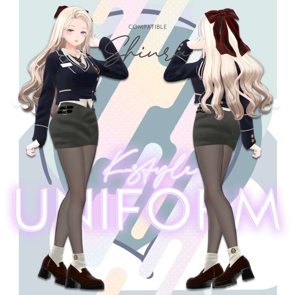 🦋K-Style UNIFORM🦋【マヌカ/森羅/萌/桔梗/水瀬/セレスティア/ライム/ルゼブル/凪夜瑠璃】