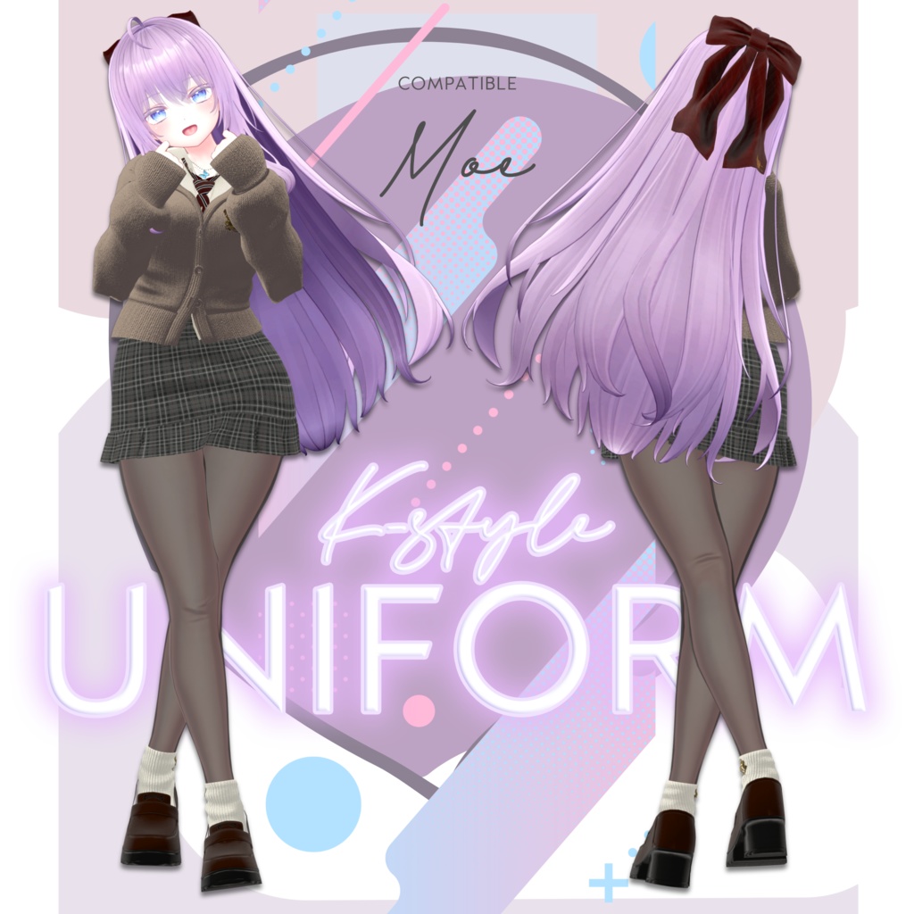 🦋K-Style UNIFORM🦋【マヌカ/森羅/萌/桔梗/水瀬/セレスティア/ライム/ルゼブル/凪夜瑠璃】