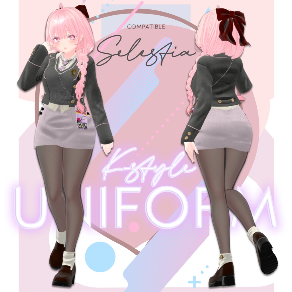 🦋K-Style UNIFORM🦋【マヌカ/森羅/萌/桔梗/水瀬/セレスティア/ライム/ルゼブル/凪夜瑠璃】