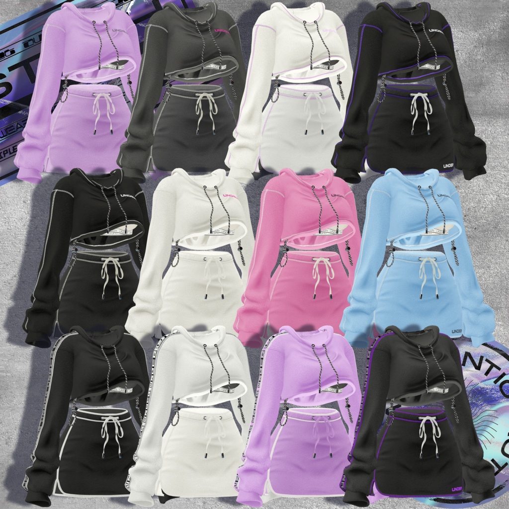 💜EFFORTLESS WEAR💜8アバター対応